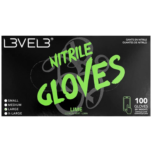 3 Stück L3VEL3 NITRILHANDSCHUHE GROSS m