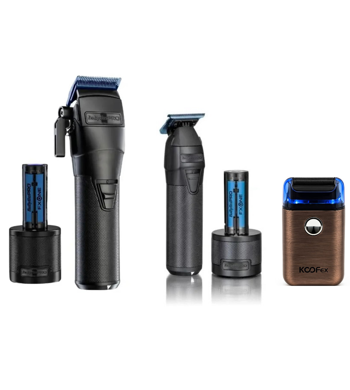Babyliss Compo 3 Set Babyliss Pro Fxone clipper+Trimmer +Kofex UV Shaver