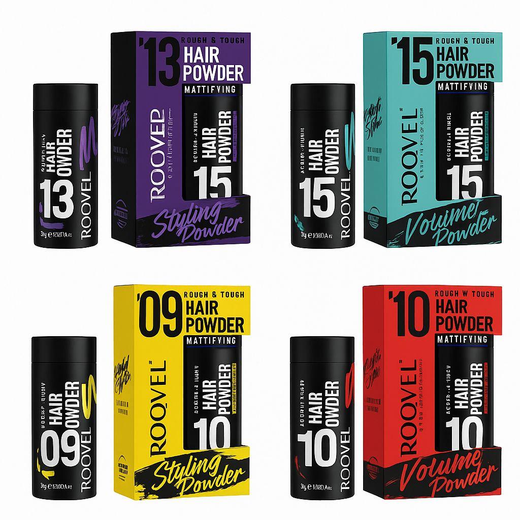 Roqvel Haarpulver Volume-Powder 4 Stück von Roqvel