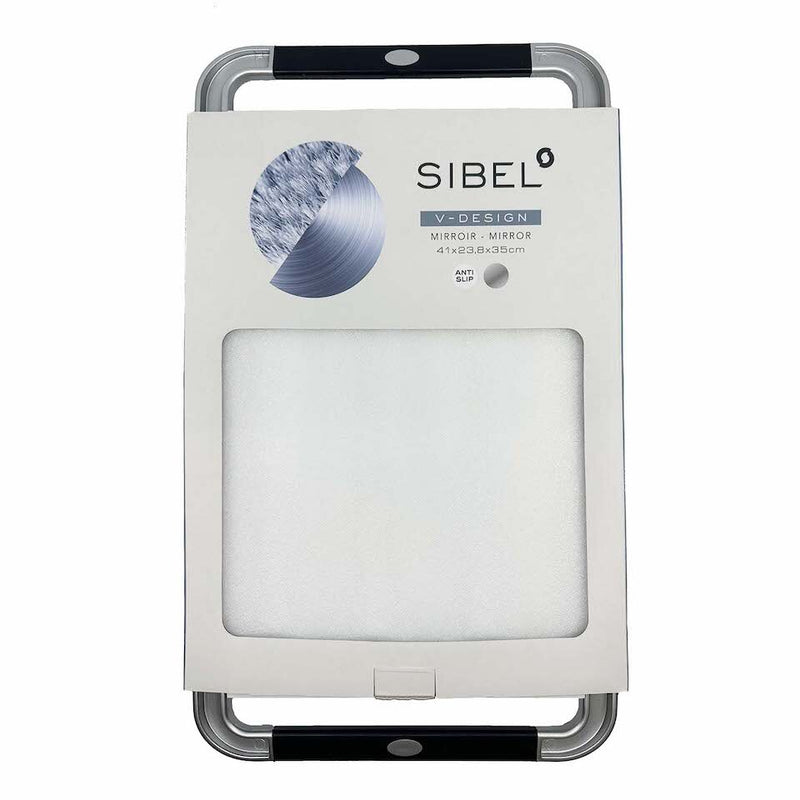Sibel V Size Hairdresser Mirror Silver