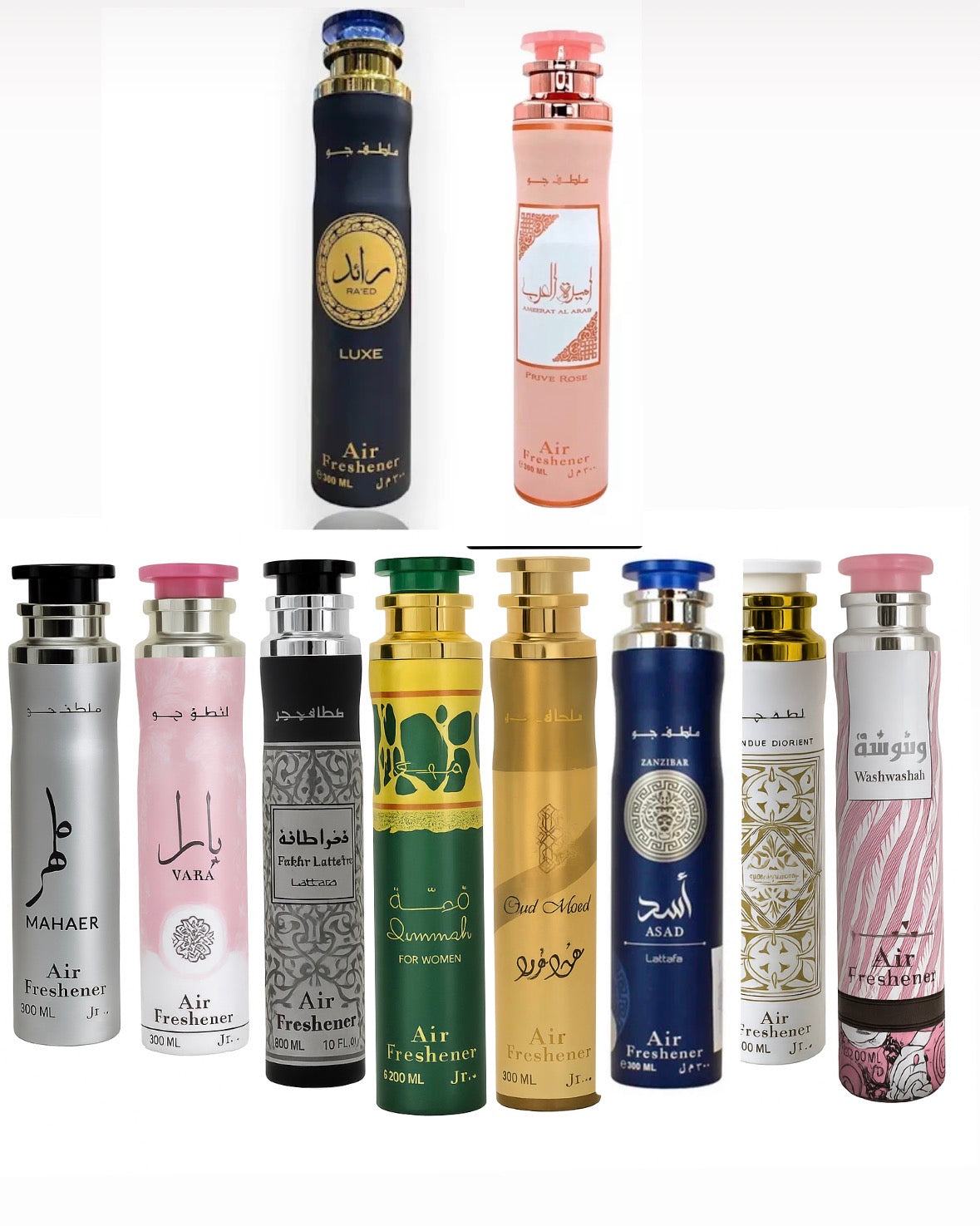 10 LATTAFA ORIGINAL AIR FRESHENER